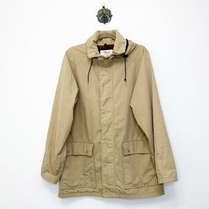 Orvis Vintage Gore-Tex Khaki Tan Raincoat Field Jacket Men’s Size Medium
